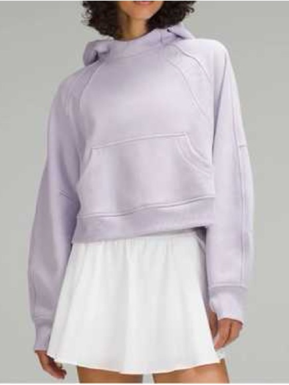 NWT Lululemon Scuba Oversized Hoodie. Color Lavender Frost. Size XS/S
